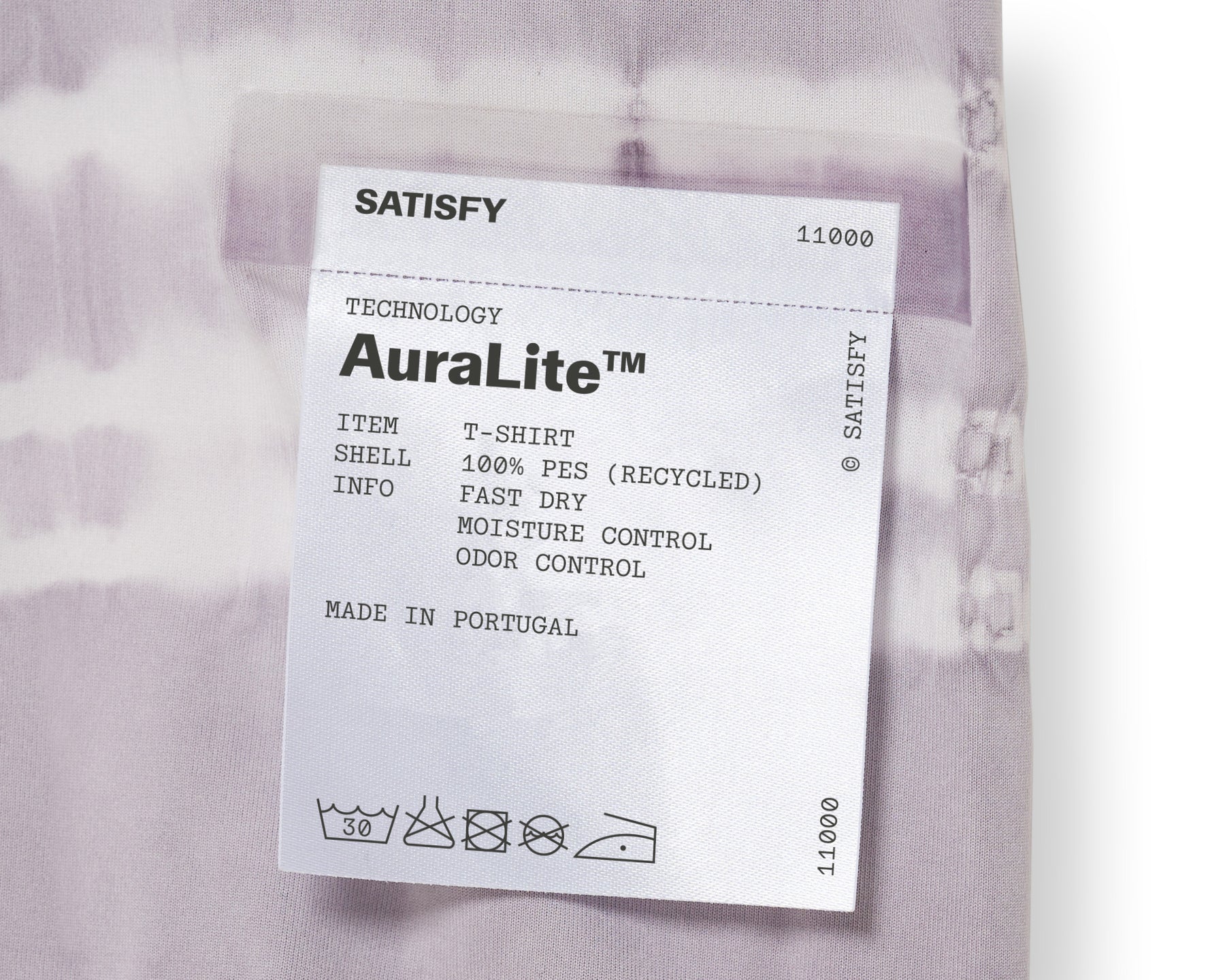 AuraLite T-Shirt | Tie-Dye Mineral Dusk