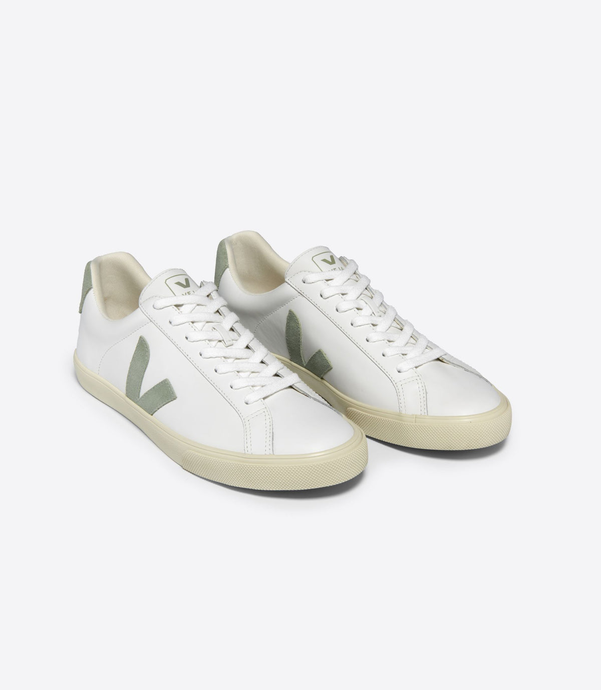 Esplar Logo Leather Extra | White Clay