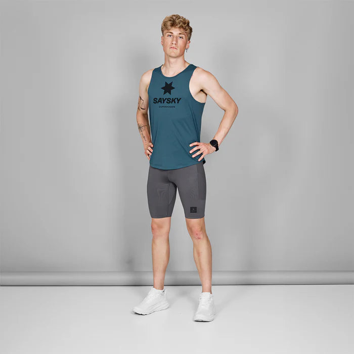 Logo Combat Singlet | Blue