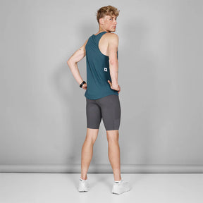 Logo Combat Singlet | Blue