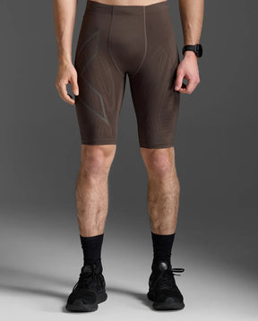 Light Speed Compression Shorts | Raisin/Raisin Reflective