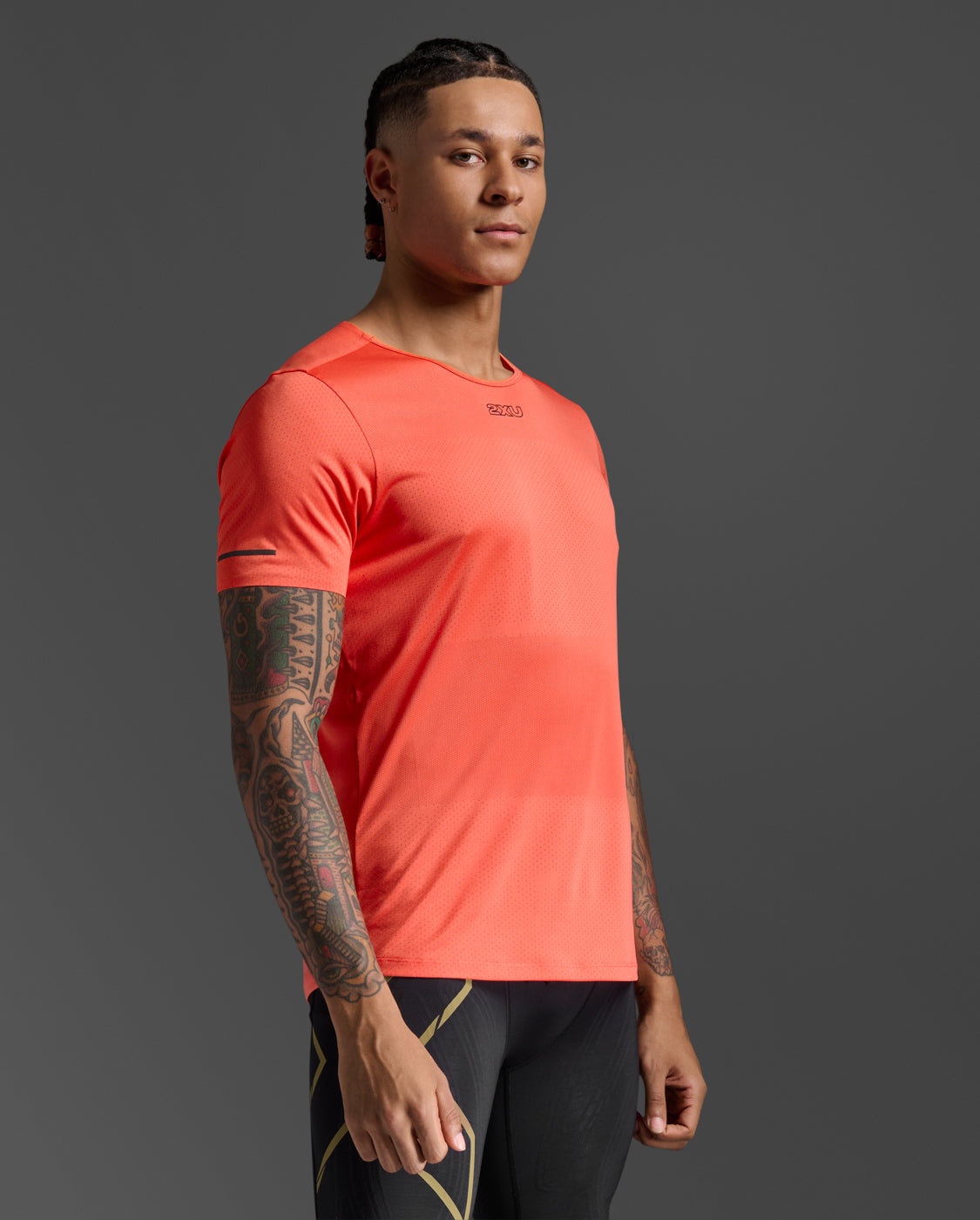 Light Speed Tech Tee | Ember/Black Reflective