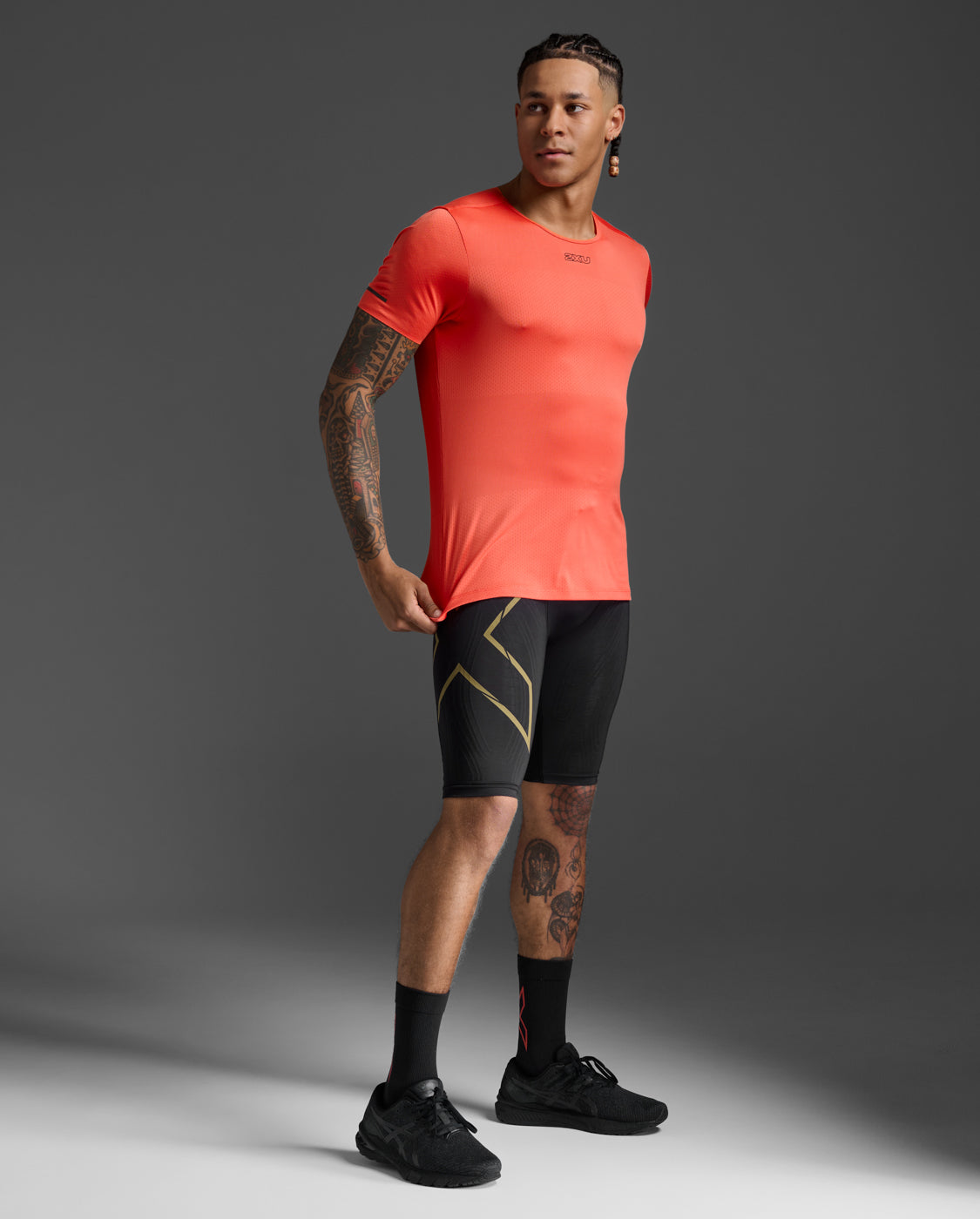 Light Speed Tech Tee | Ember/Black Reflective