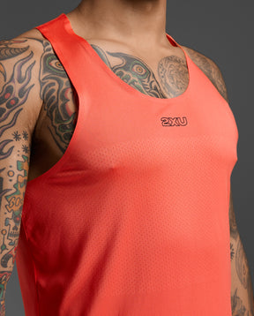 Light Speed Tech Singlet | Ember/Black Reflective