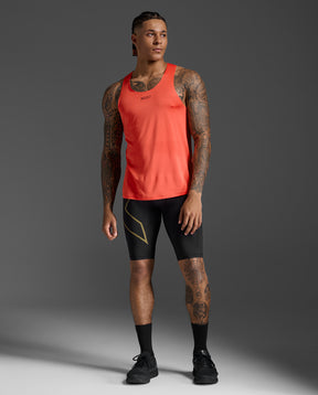 Light Speed Tech Singlet | Ember/Black Reflective