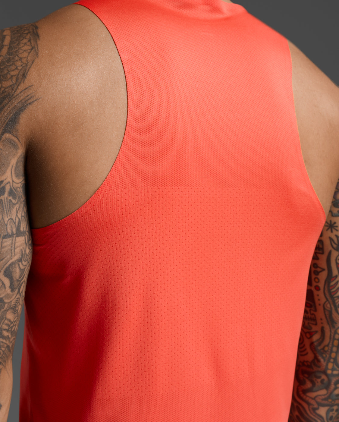 Light Speed Tech Singlet | Ember/Black Reflective