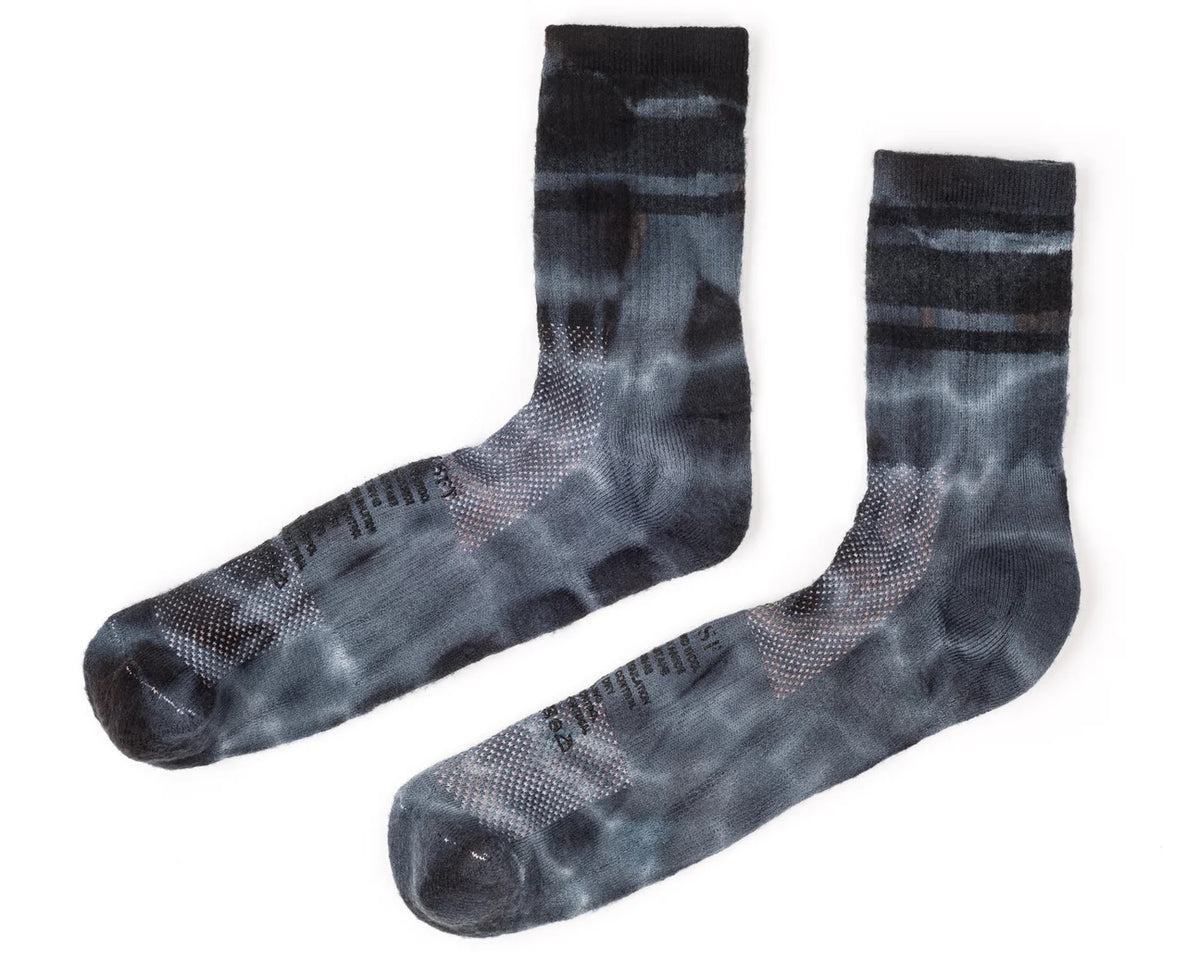 Merino Tube Socks | Indigo Tie-Dye