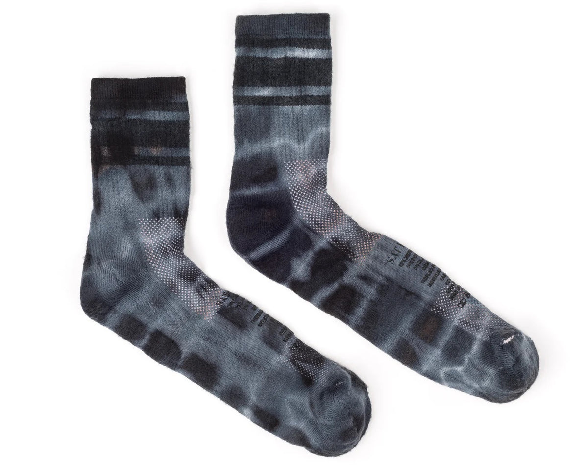 Merino Tube Socks | Indigo Tie-Dye