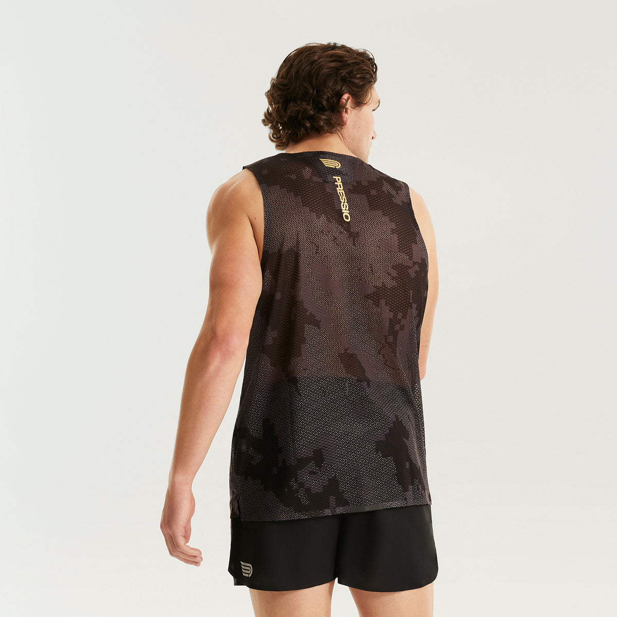 Men's Elite Singlet | Camo/Black