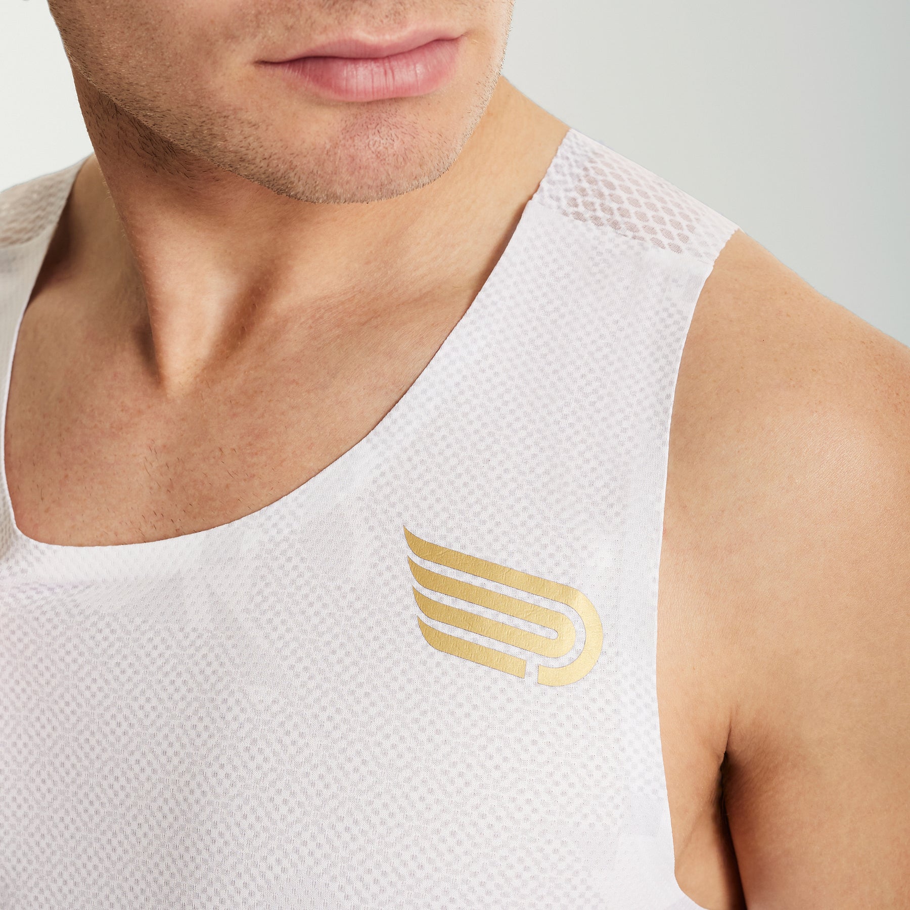 Men's Elite Singlet | Camo/White