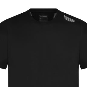 Men's Elite S/S Top | Black/Sliver