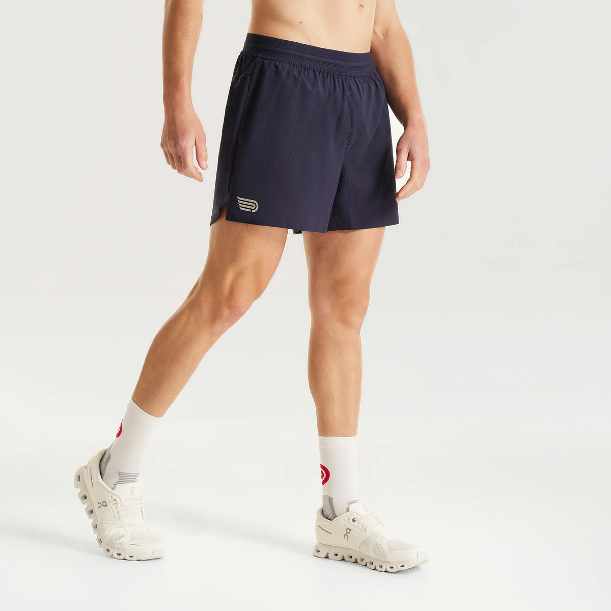 Men's Elite 4.5" Short | Navy/Sliver