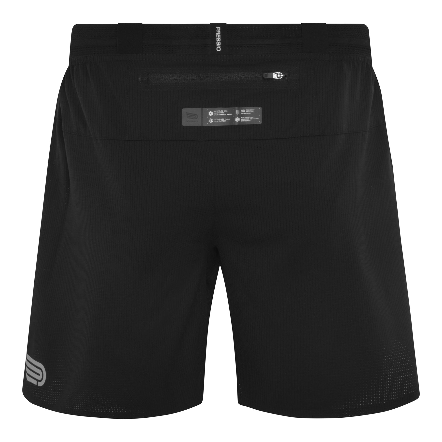 Men's Elite 6.5" Short | Black/Sliver