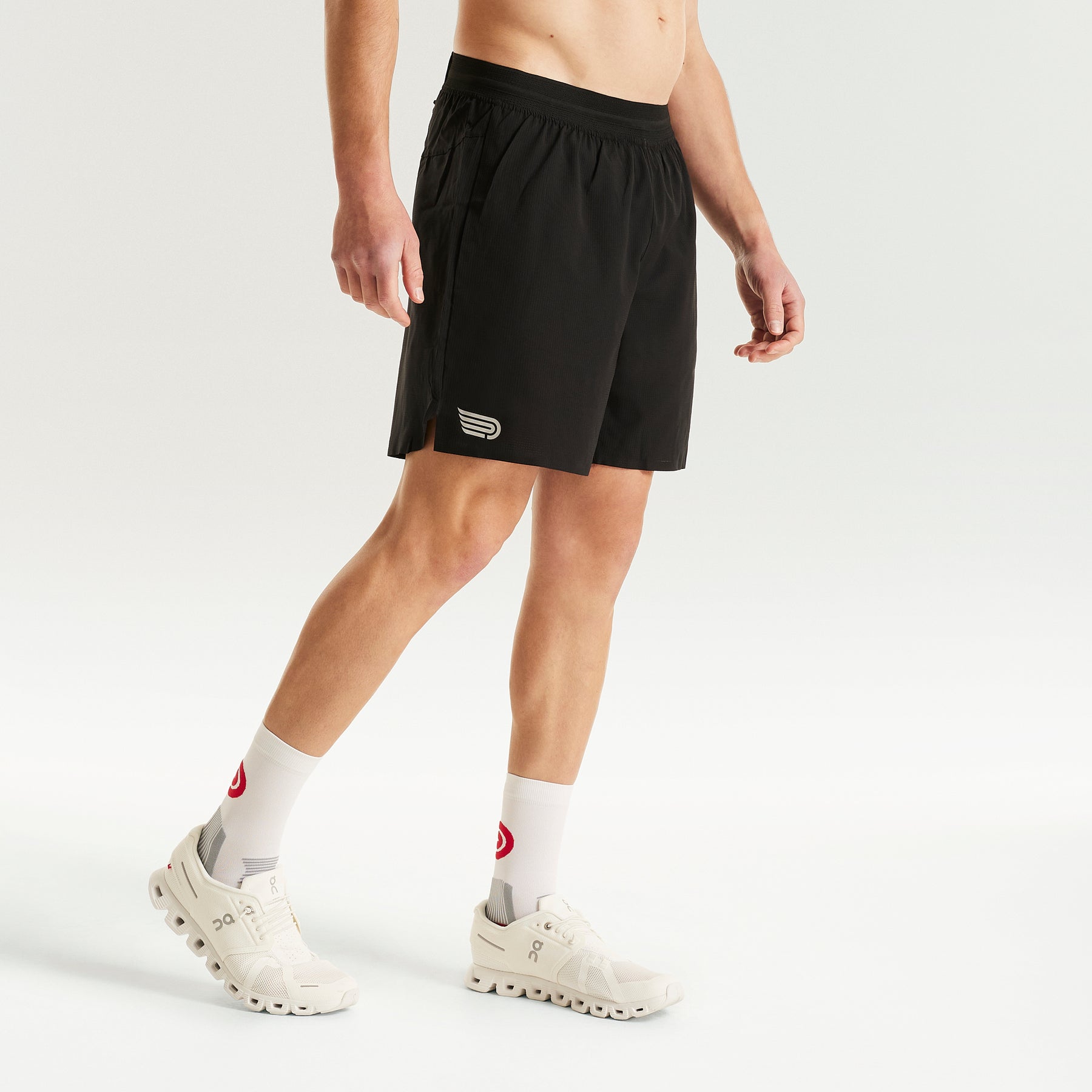 Men's Elite 6.5" Short | Black/Sliver