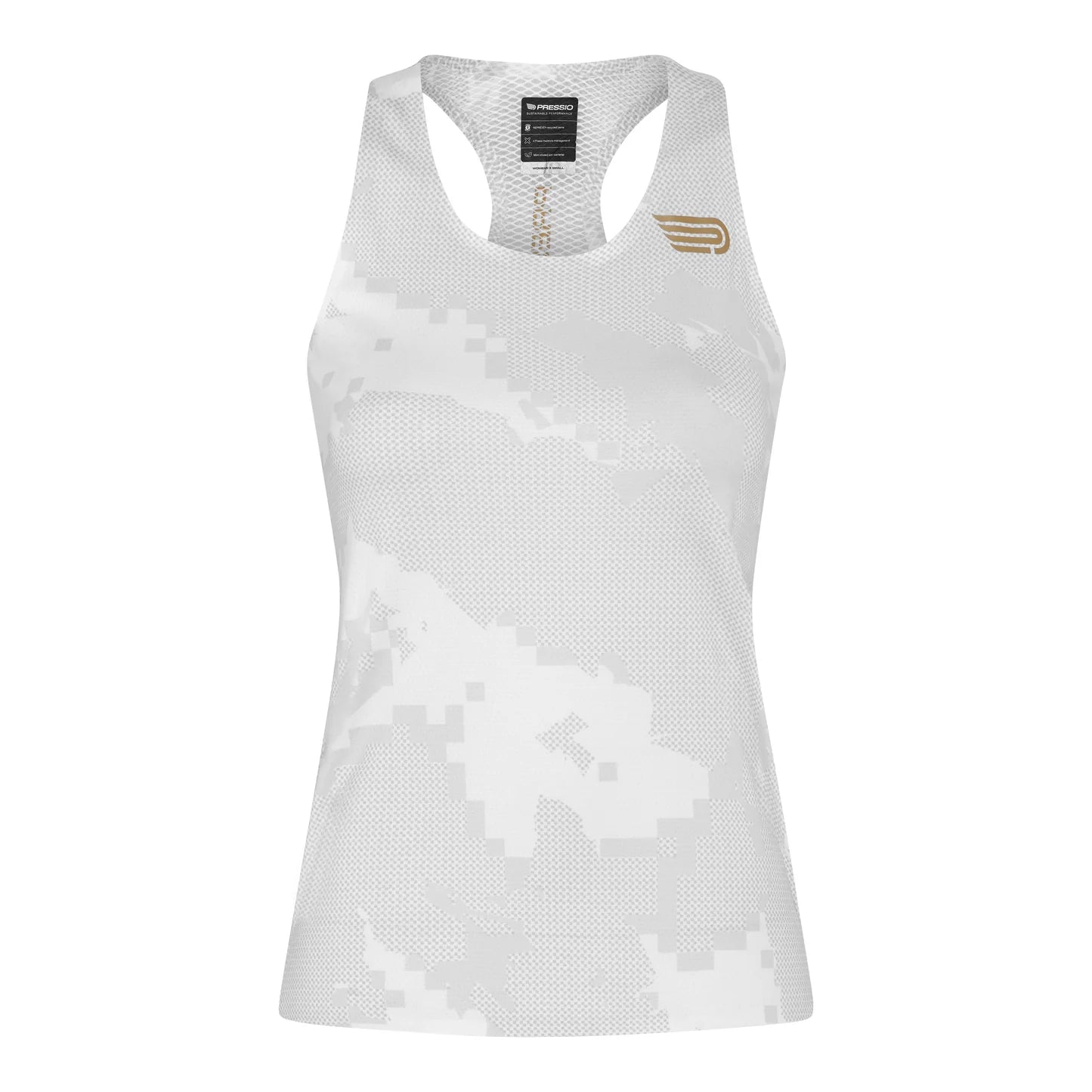 Women's Elite Singlet | Camo/White