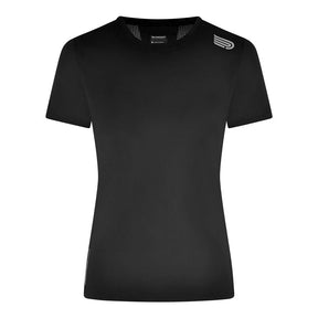 Women's Elite S/S Top | Black/Sliver