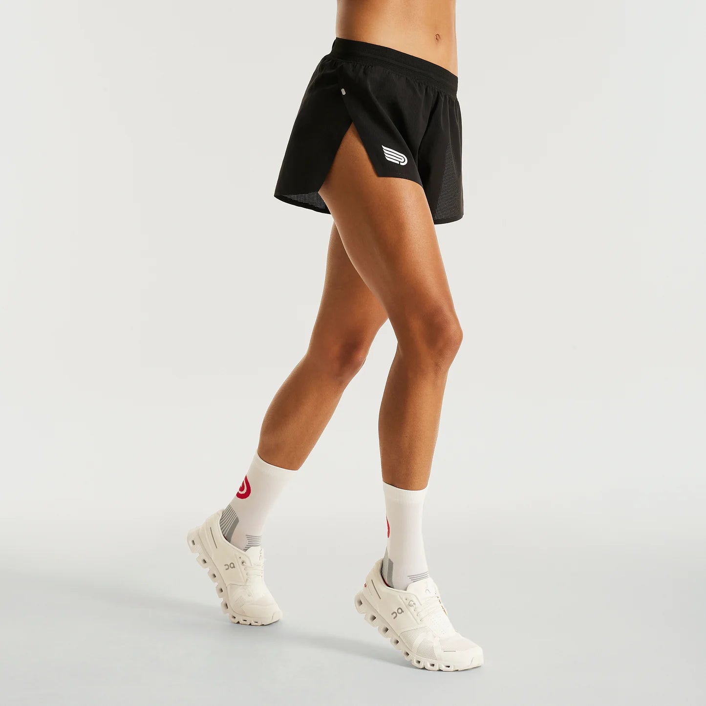 Women's Elite 2" Short | Black/Sliver