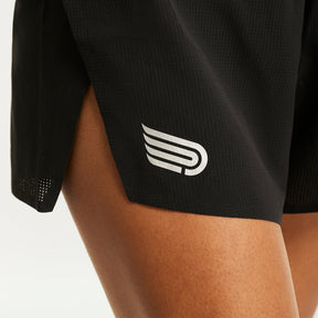 Women's Elite 2" Short | Black/Sliver