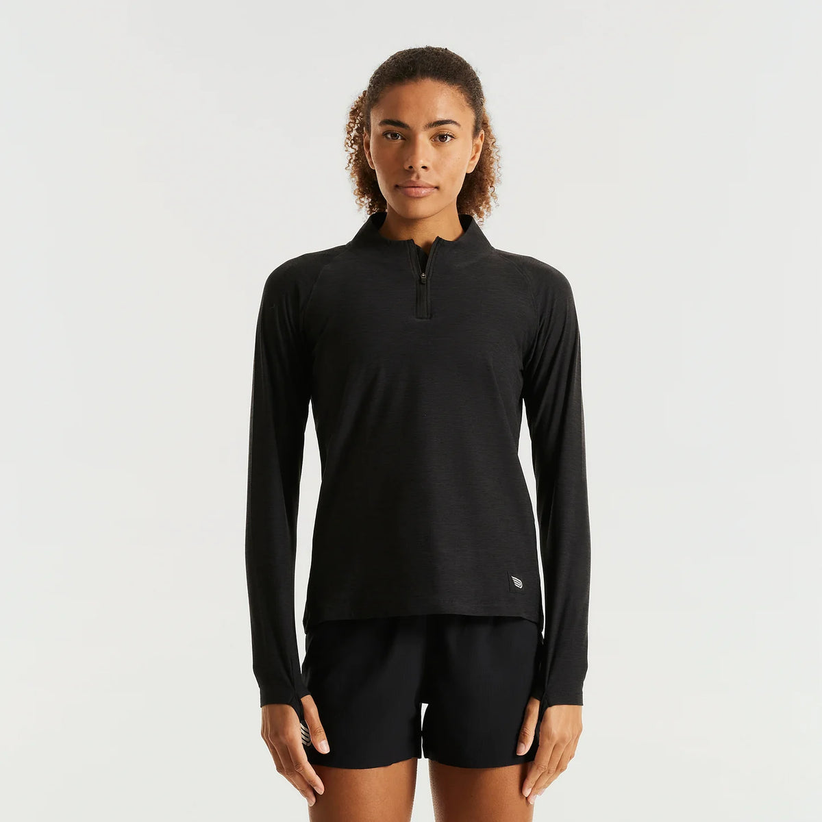 Women's Recon 1/4 Zip | Black/Black