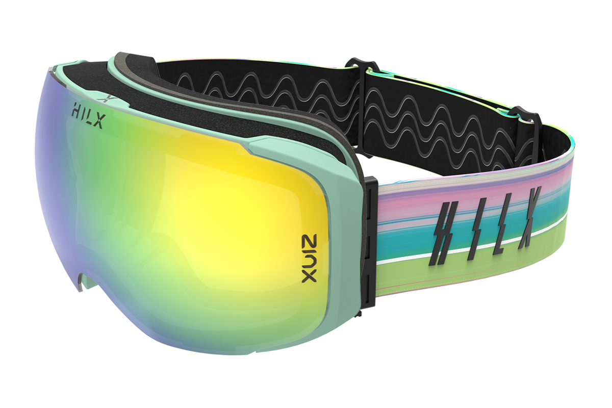 Recon | Matt Light Green + Blue Polarized  Lens + Extra PC Lens + Extra Strap