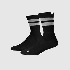 High Merino Socks | Reflective Black