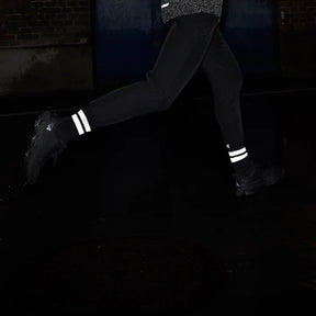 High Merino Socks | Reflective Black