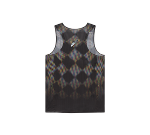 Men's Race Vest | Black Rainbow Dot