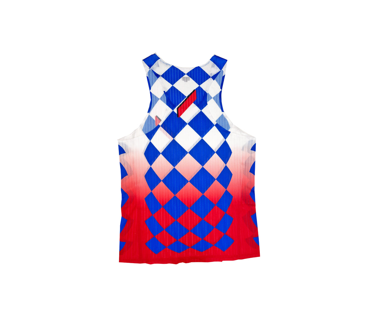 Men's Race Vest | White/Blue/Red Diamond (HK Exclusive)