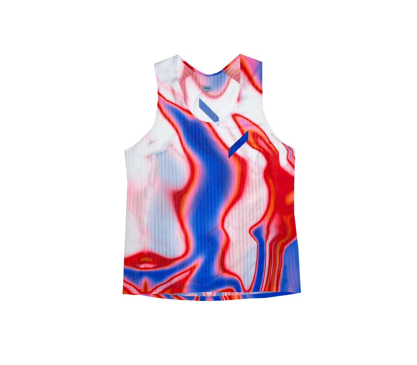 Women's Race Vest | White/Blue/Red Swirl (HK Exclusive)