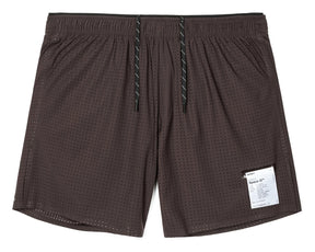 Space‑O™ 5" Shorts | Deep Mahogany