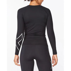 Women's Core Compression Long Sleeve | Black Sliver