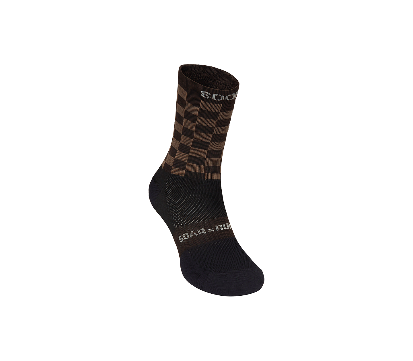 Square Crew Sock | Black