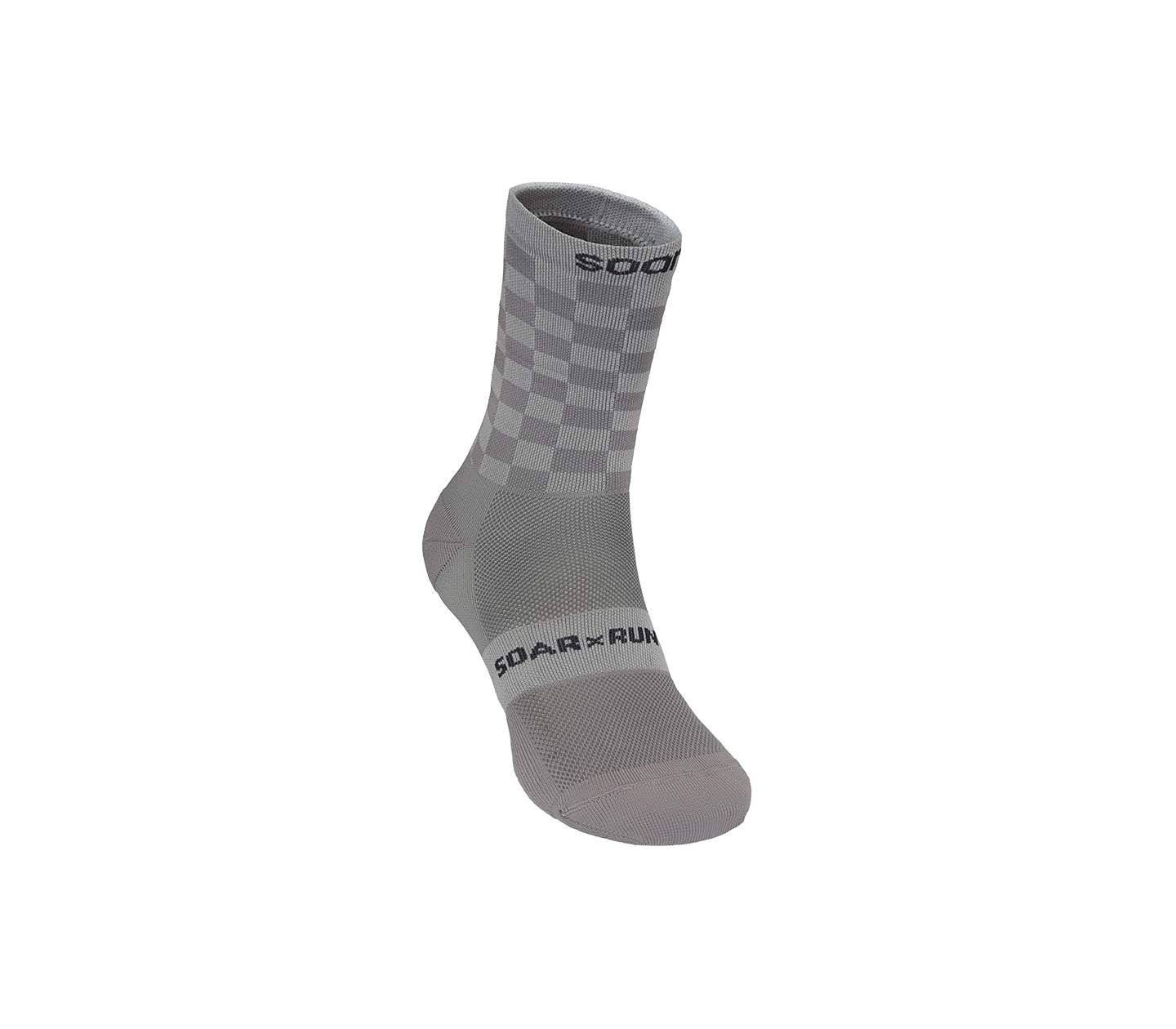 Square Crew Sock | Grey